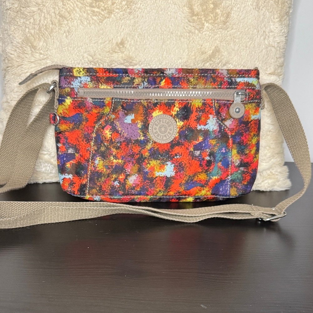 Kipling Colorful Nylon Crossbody Bag